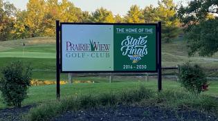 Prairie View Golf Club sign