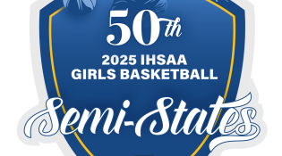 50th Girls Basketball Semi-States logo