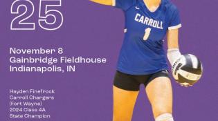 2025-26 Girls Volleyball Program Cover