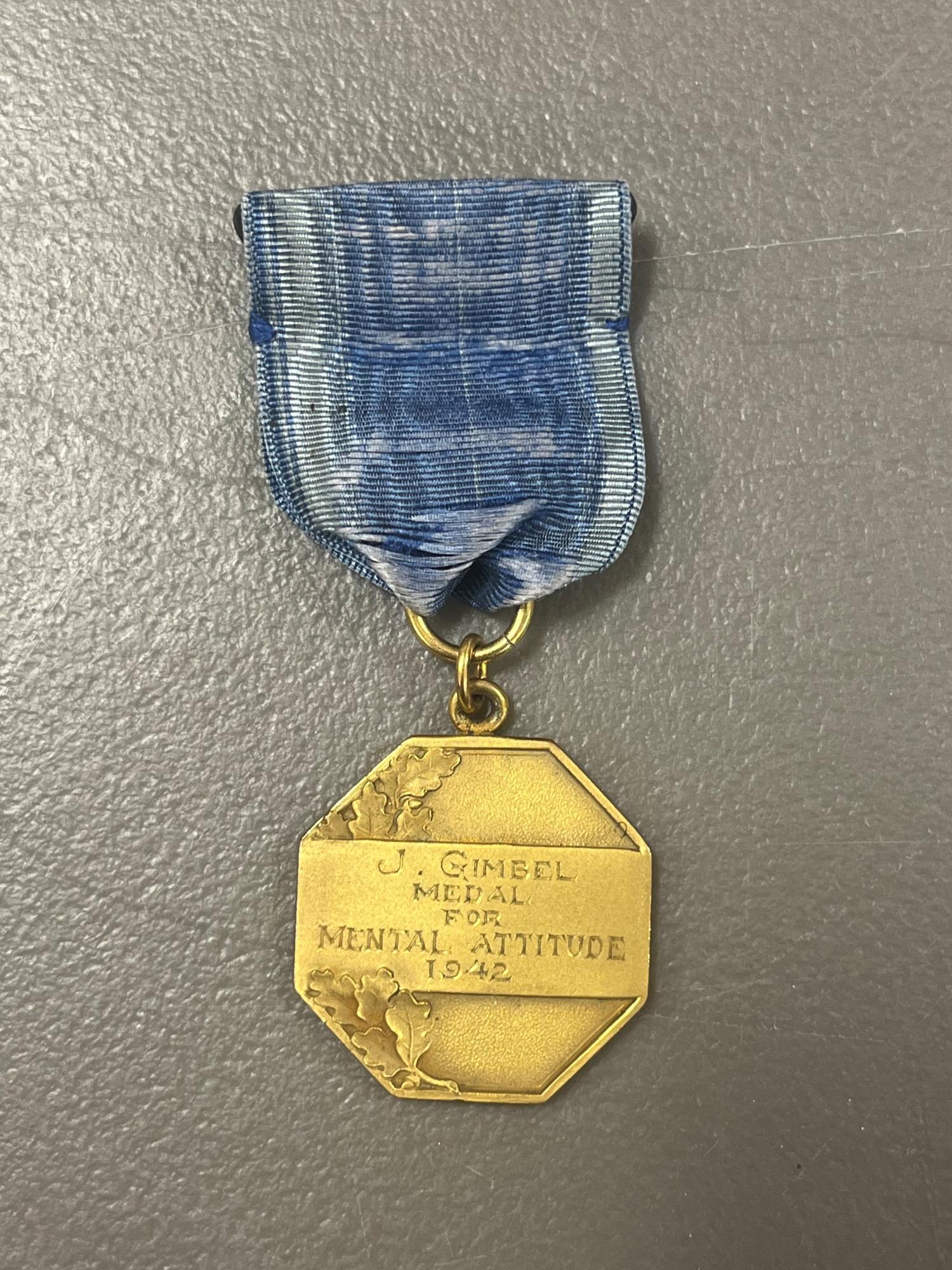 1942 Gimbel Medal