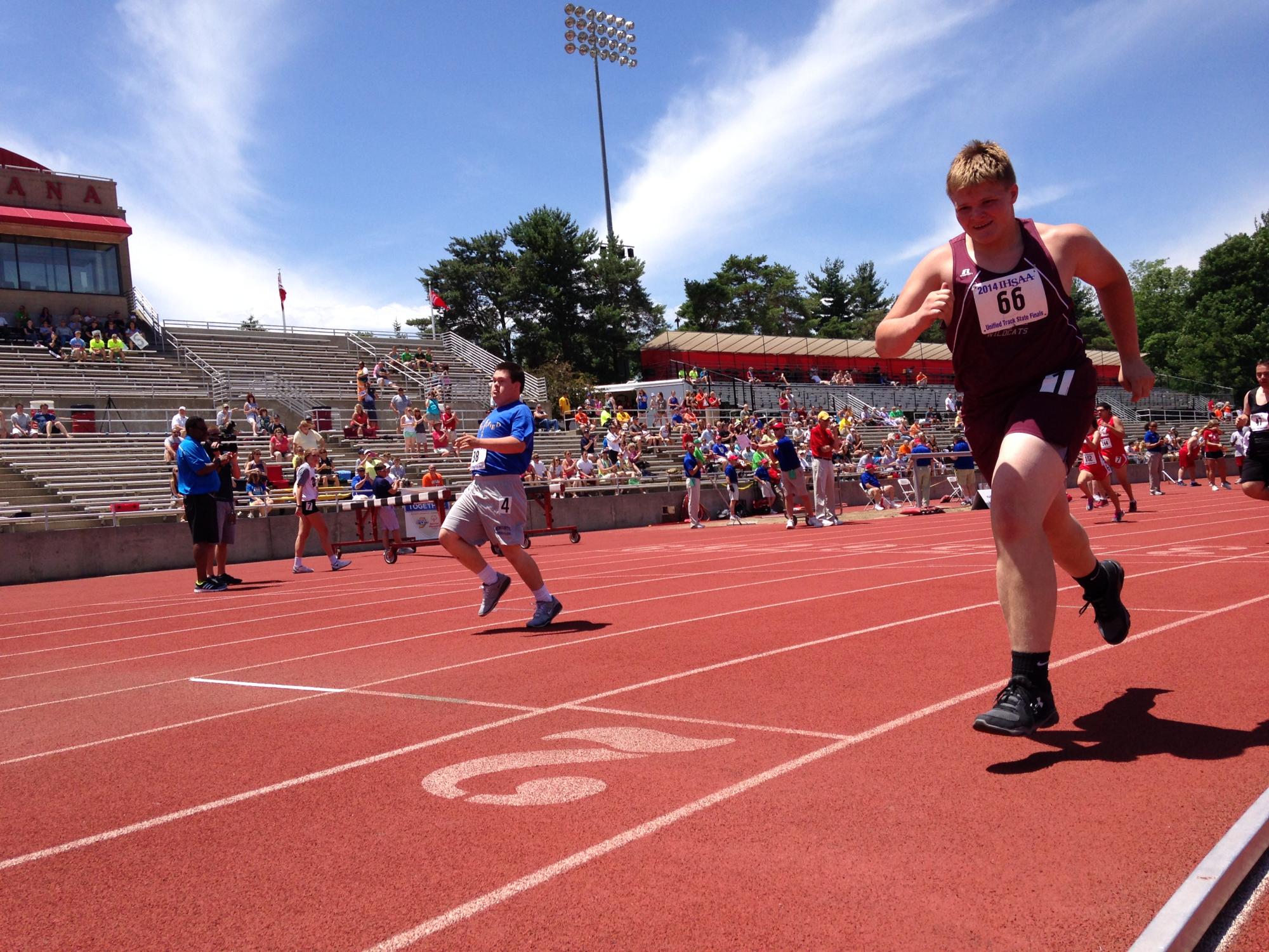Unified Track & FIeld State Finals action
