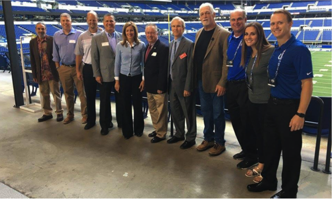 The InSideOut Initiative's kickoff event at Lucas Oil Stadium.