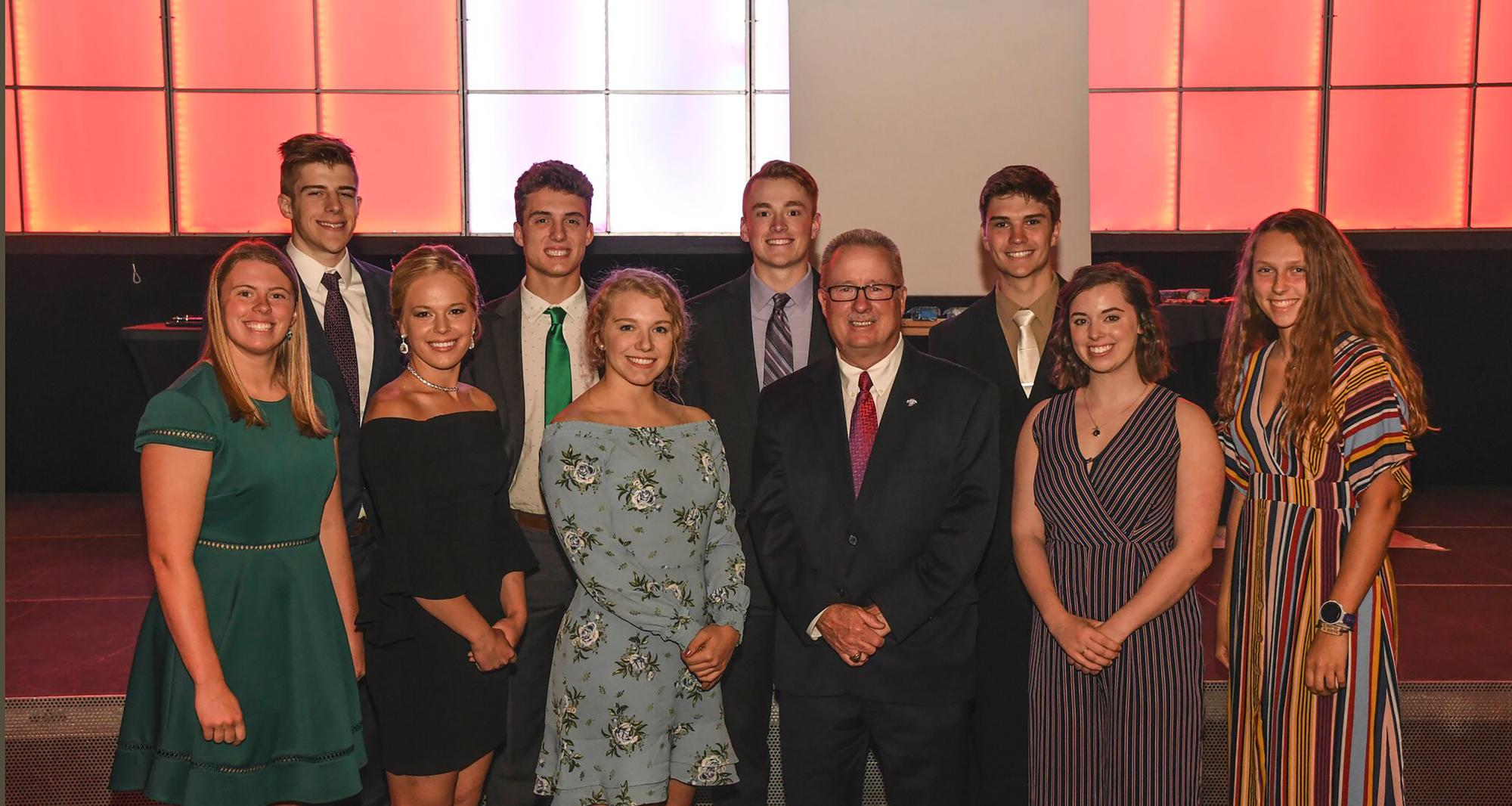 2019 IHSAA C Eugene Cato Memorial Scholarship Award recipients.