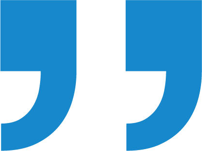 Closing quotation marks.