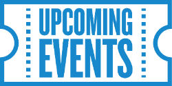 Header with text: Upcoming Events.