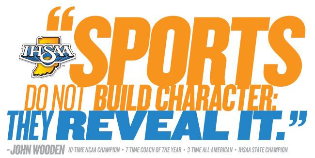 Quote by John Wooden, a 10-time NCAA champion, 7-time coach of the year, 3-time All-American, and IHSAA state champion: Sports do not build character; they reveal it.