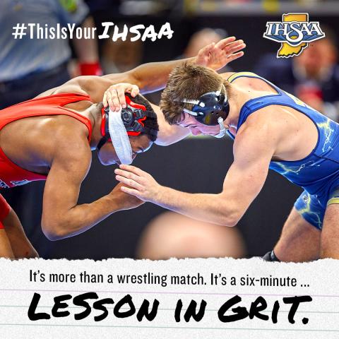 It's more than just a wrestling match. It's a six minute lesson in grit.