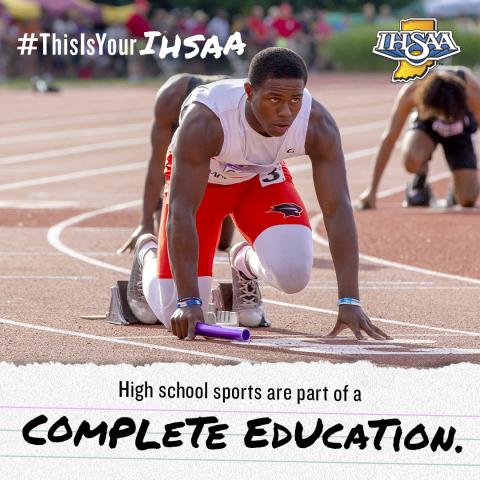 High school sports are part of A COMPLETE EDUCATION.