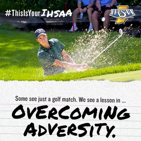 Some see just a golf match. We see a lesson in OVERCOMING ADVERSITY.
