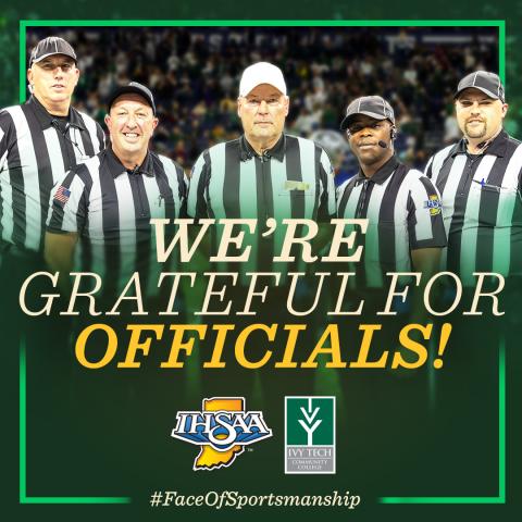 We're Grateful For Officials!