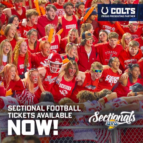 Sectional Football Tickets Available NOW!