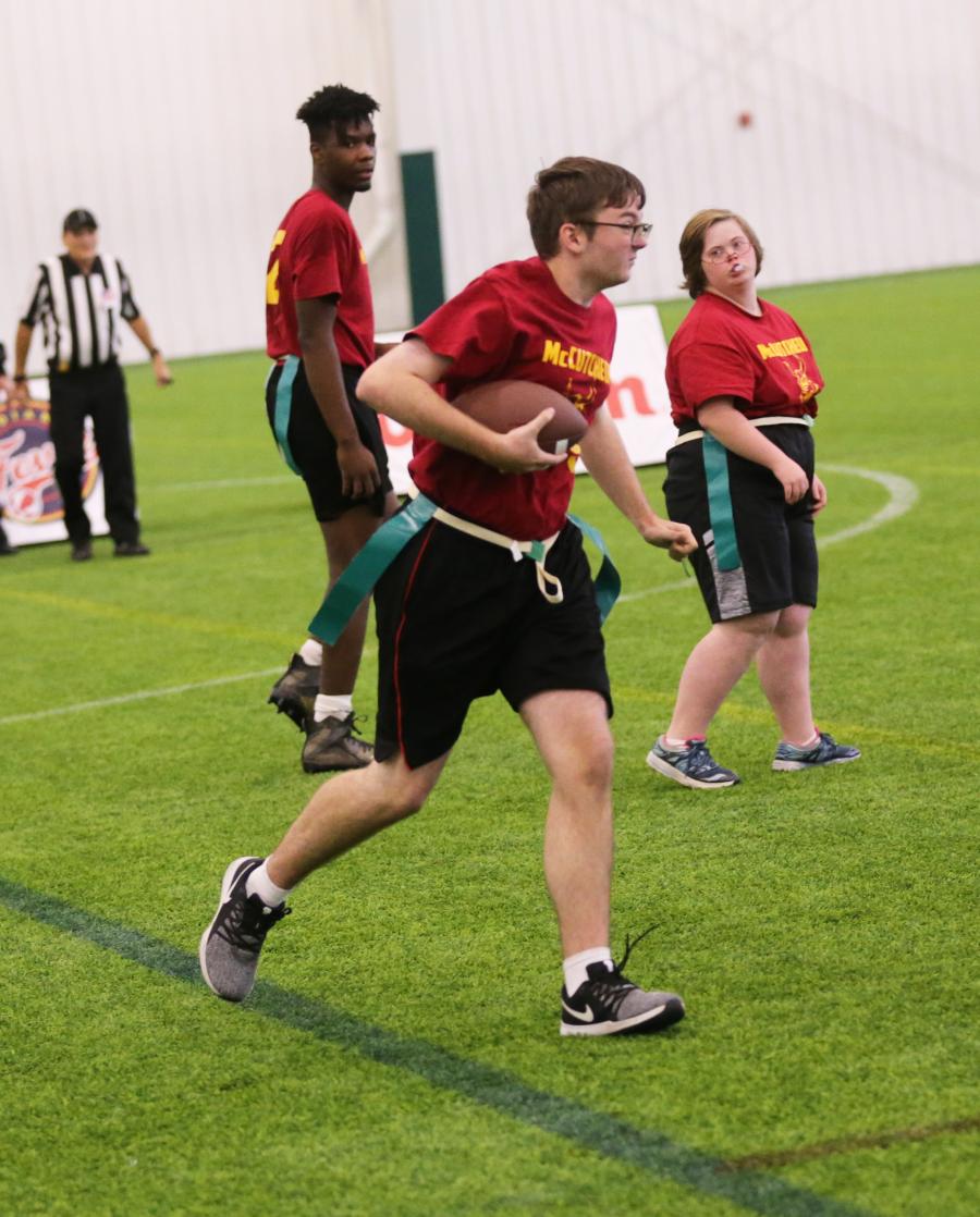 Unified Flag Football action