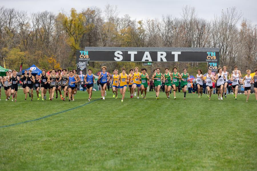 Start of the 2023-24 Boys Cross Country State Finals