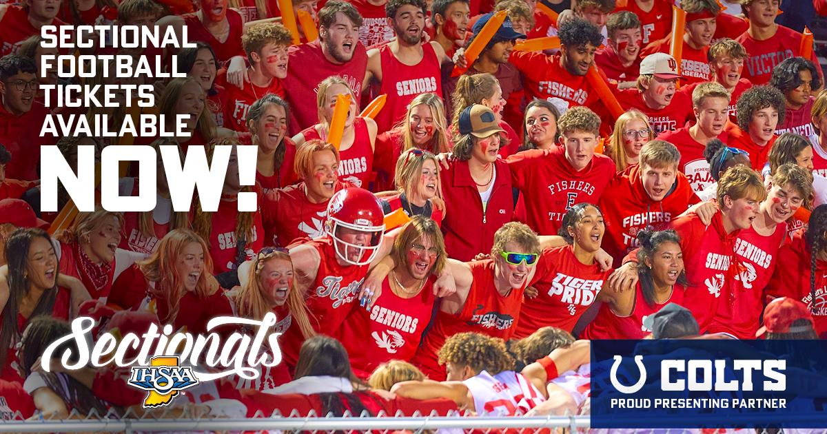 Sectional football tickets available NOW!